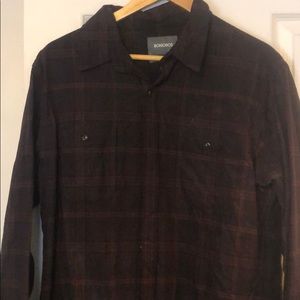 Men’s Bonobos Flannel Slim Fit Large